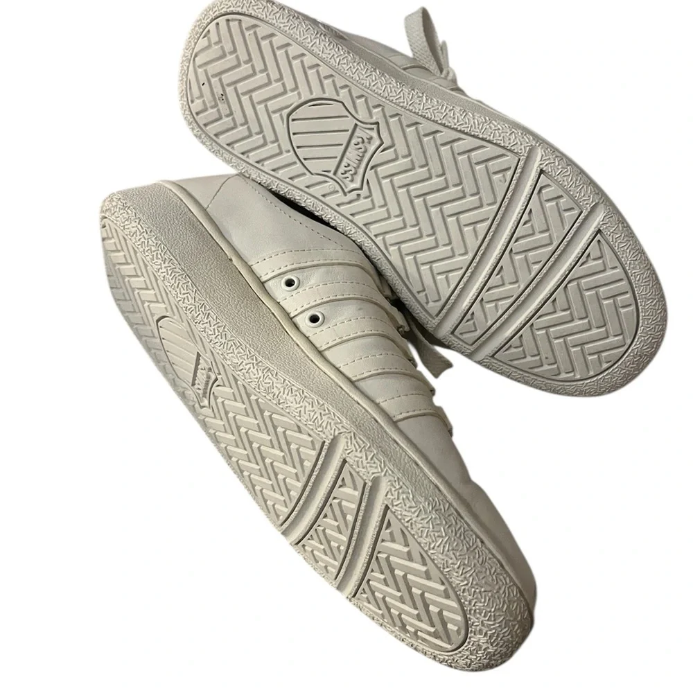 K-Swiss Women's White Low-Top Sneakers